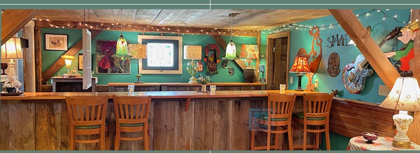 Queen Post Cafe Distanced Bar Seating